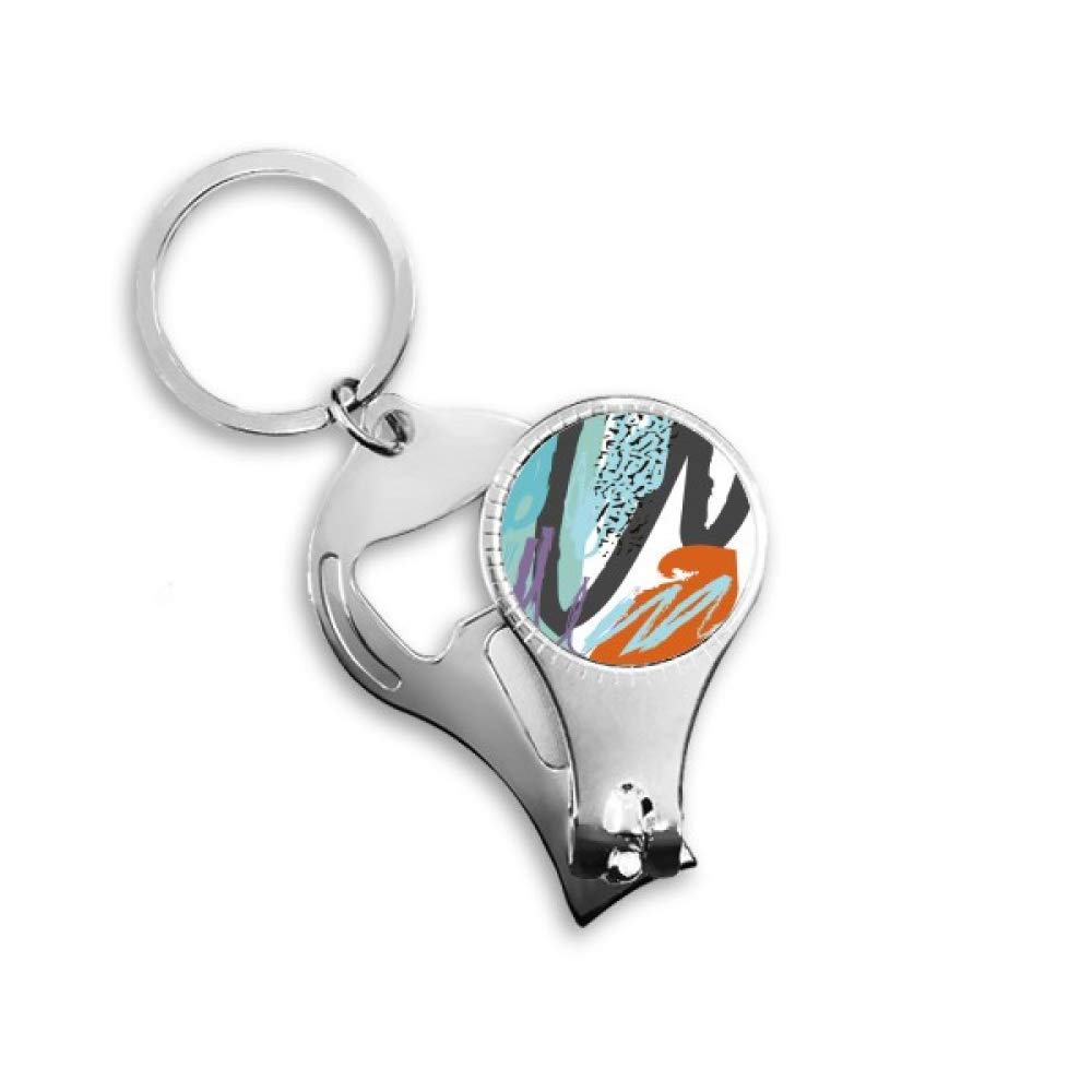 Coupe-ongles plantes abstraites accessoire manucure pédicure design ergonomique