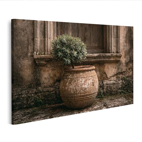 Impression sur toile olivier rustique tableau salon amoureux nature