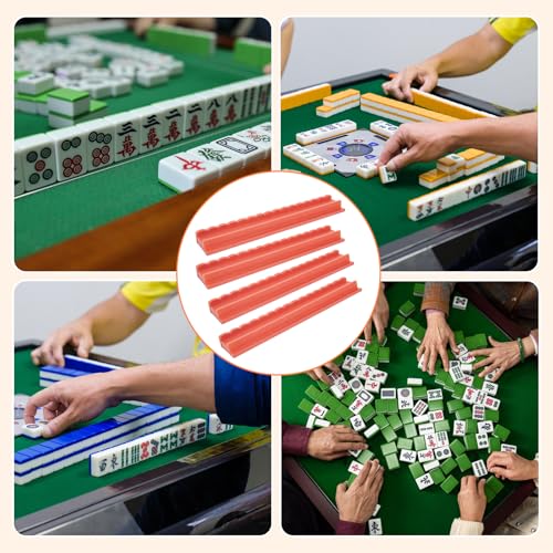 Set de 4 Soportes de Madera para Fichas de Mahjong miniatura 7