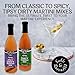 Tipsy Spicy Dirty Martini Mix - Savory and Spicy Martini Olive Juice for Dirty Martinis, Cocktail Mixer for Gin and Vodka, Kosher Parve - Sable and Rosenfeld - 12.7 Fl Oz (Pack 6)