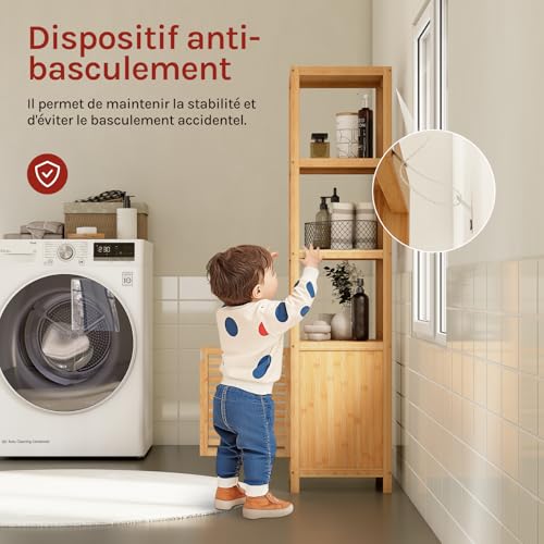 Meuble salle de bain bambou : la solution pour ranger sans encombrer