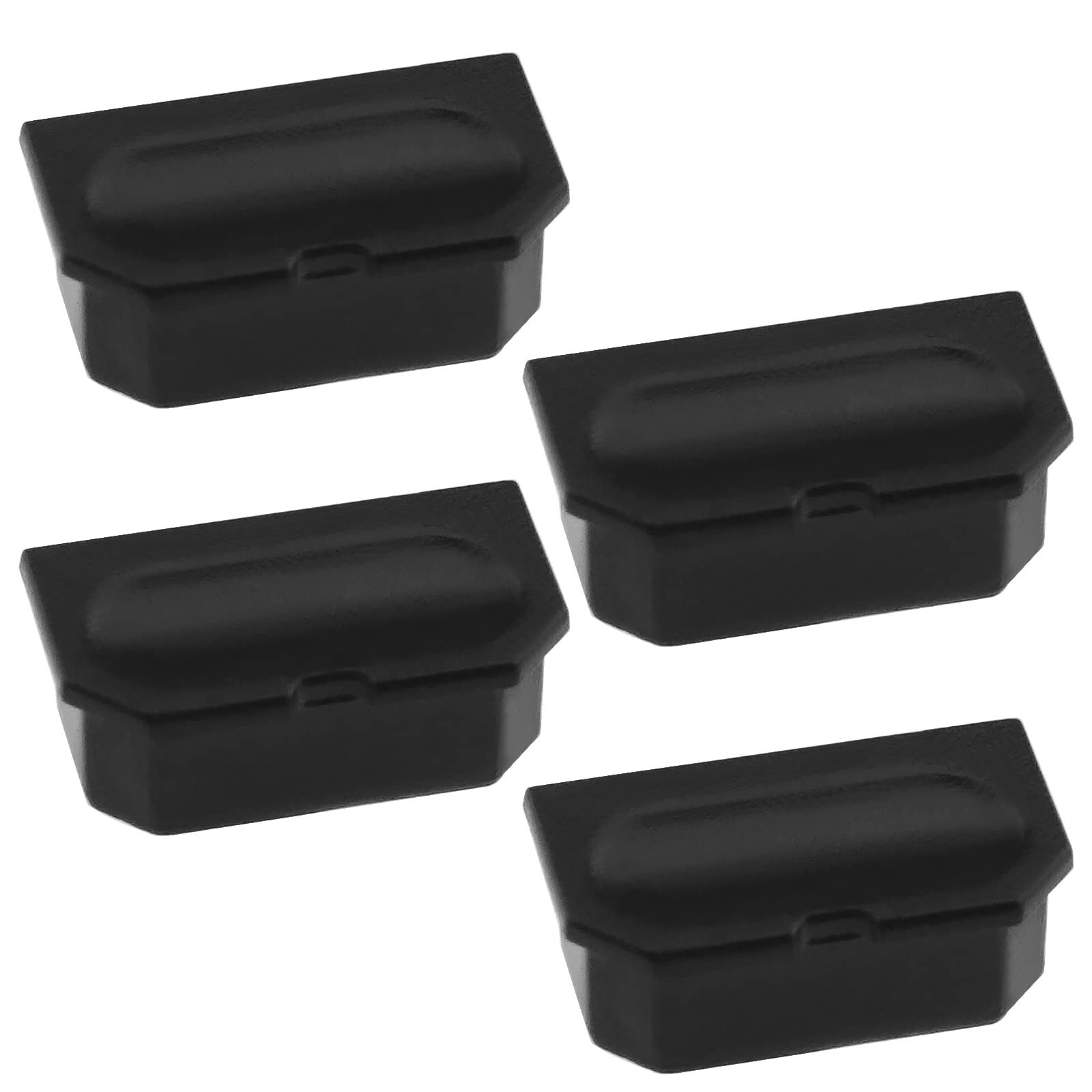 4PCS Link Port Dust Cap Cover Compatible with Game Boy Classic DMG-0 Console Replacement Plastic Link Port Protective Cover Black