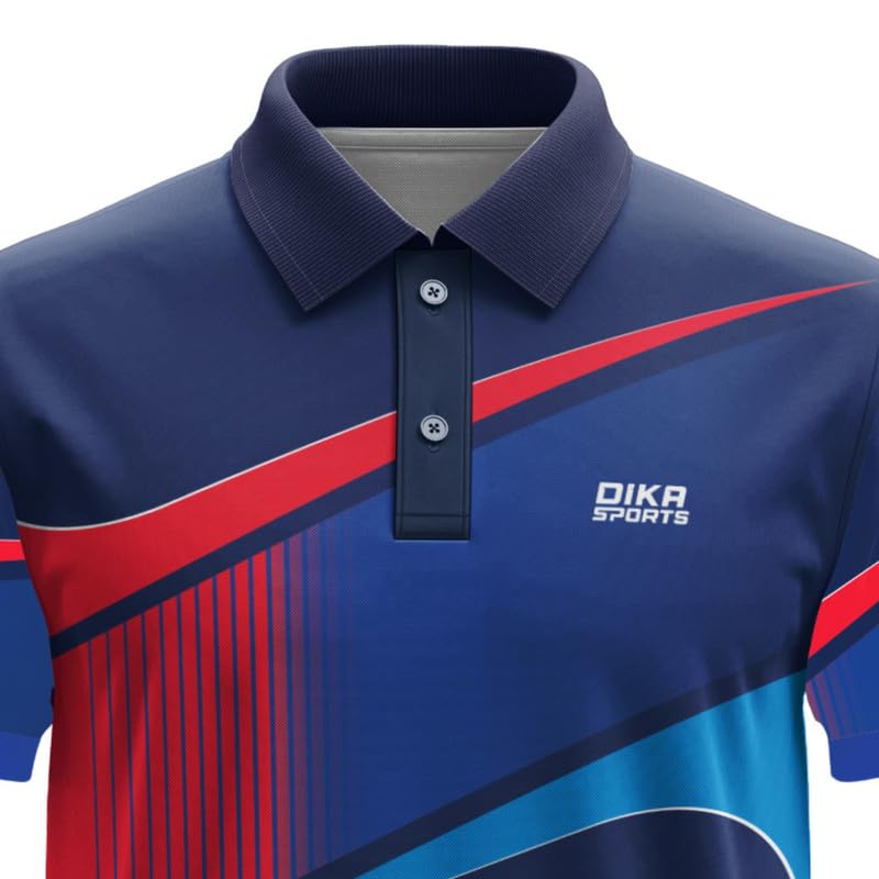 Dika Sports Custom Team Jersey Cricket t-Shirt with Logo Local Cricket Team Jersey Football Jersey for Men | 2 Year to 5XL Multicolour 1