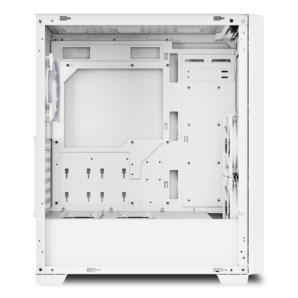 Amazon | Sharkoon ミドルタワーPCケース VS9 RGB ホワイト