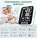 LAZLE Blood Pressure Monitor - Automatic Upper Arm Machine & Accurate Adjustable Digital BP Cuff Kit - Largest Backlit Display - 200 Sets Memory, Includes Batteries, Carrying Case