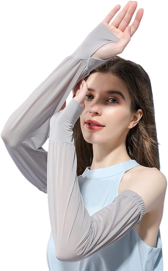 Amazon アームカバー 腕カバー Upf50 Uvカット 紫外線対策 冷感 吸汗速乾 ズレ防止 レディース Uv腕カバー 伸縮性あり 通気性あり 軽量 アウトドア スポーツ 夏 グレー アームカバー 通販