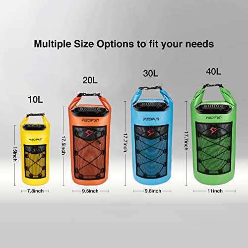 image for Piscifun Waterproof Dry Bag with Waterproof Waist Pouch and Waterproof