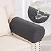 Larvinhom Armrest Covers Anti-Slip Waterproof Furniture Protector Armchair Slipcovers for Recliner Sofa Set of 2（Grey）