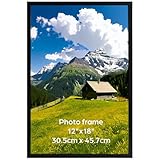 Ditwis Cadre 30x45 cm Noir, Grand Format pour Posters, Photos et Puzzles, Affichage Mural ...