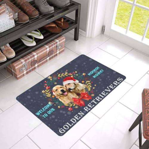 Paillasson de bienvenue Golden Retriever lavable et robuste - 2