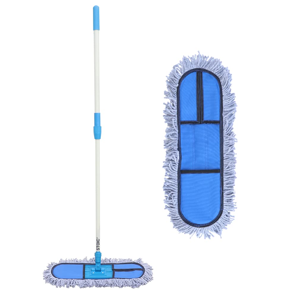 STOIC 18" Dry Floor Mop Set for Floor Cleaning Multicolour Use in Home Office Restaurant, with 1 Refill 18" (B0BSVF8DR1) Amazon Price History, Amazon Price Tracker