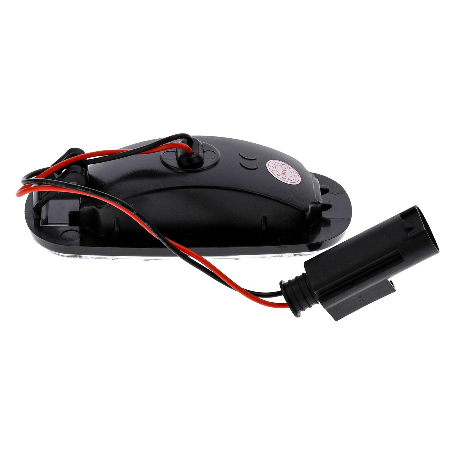 BRANDT Juego de intermitentes laterales LED para guardabarros + cable blanco apto para Land Rover Defender I Td5 Puma L316 Discovery II L318 Freelander I L314 MG ZS ZT ZT-T Rover 45 75