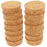 TOYANDONA 20 Piezas Tapones de Corcho Cónicos para Botellas Sellado Hermético para Jarras y Garrafas Diseño Natural para Vino y Aceiteras Compatibles con Boca