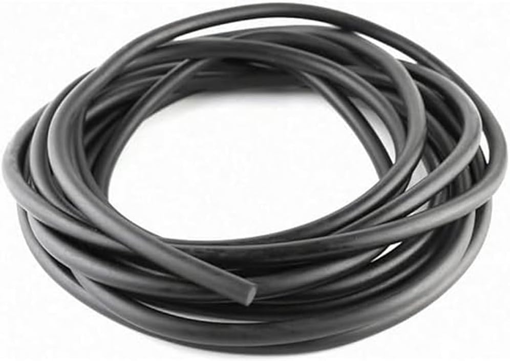 Round Cord Seal Rubber 1 m EPDM Black Rubber Cord Round Cords Foam Rubber Joint Cord (Diameter 3.25 mm)