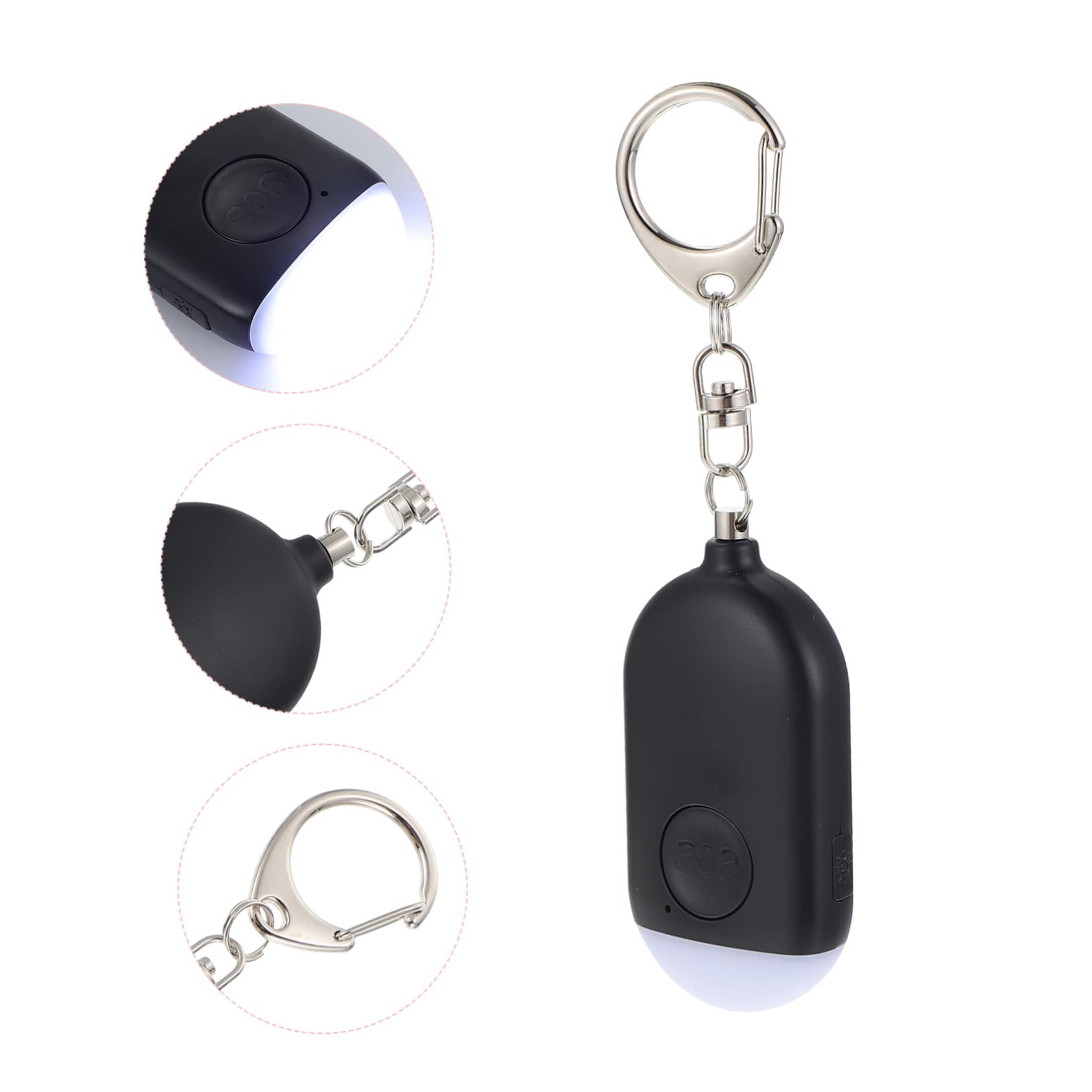 Uonlytech 3 Ensembles D'Alarme Anti-Loup Mini-Réveil PC