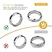 Likimar Ring Size Adjuster for Loose Rings Invisible Ring Sizer for Wide Rings