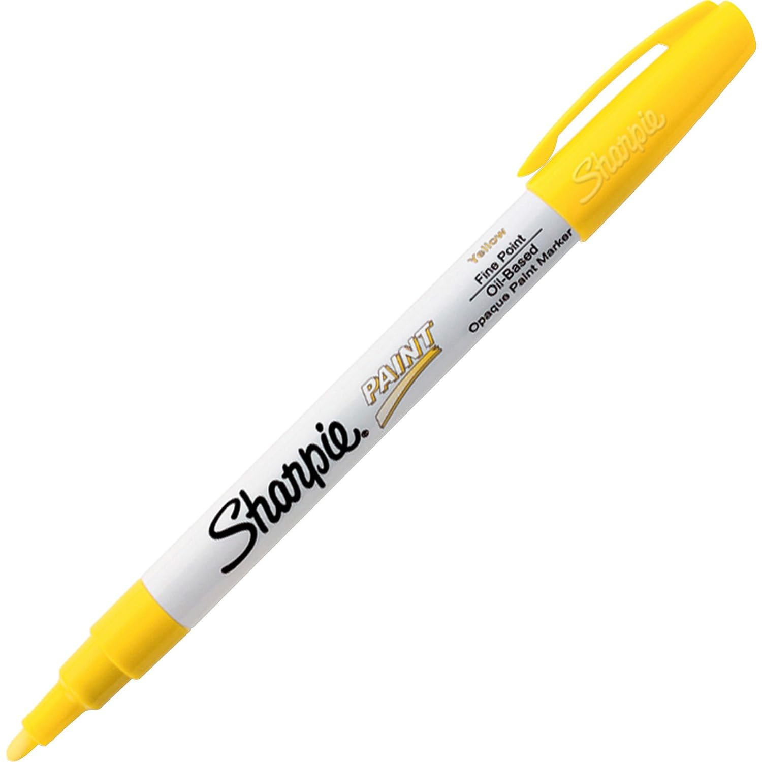 Sharpie - Paint Sharpie, Oil Base, Fine Point, Yellow, Sold as 1 Each, SAN 35539