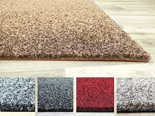 Felpudo Grande de Fibra sintética con revés de Goma de Grandes Dimensiones para entradas. Antideslizante. NO Suelta Fibras. Varios tamaños. Felpudo para Casa, Comercio o para Hotel. Alto tránsito.