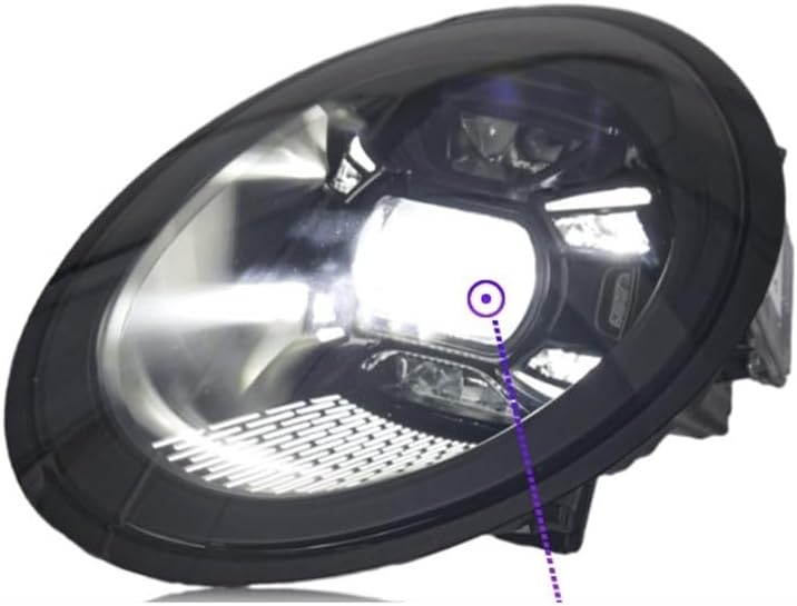 Car Lights Full LED Front Lamps Compatible For Porsche 911 2012-2018 PDLS Matrix Laser Headlights Assembly 991 Signal Lamp(Right-Hand Drive Car,For 991.2)