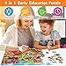 100 Pieces Puzzles for Kids Ages 6-8 8-10 Year Old Toddler Jigsaw Puzzle for Ages 4-6 Construction Engineering Vehicle Puzzles Educational Toys Gift for Children Boys Girls Ages 4-10