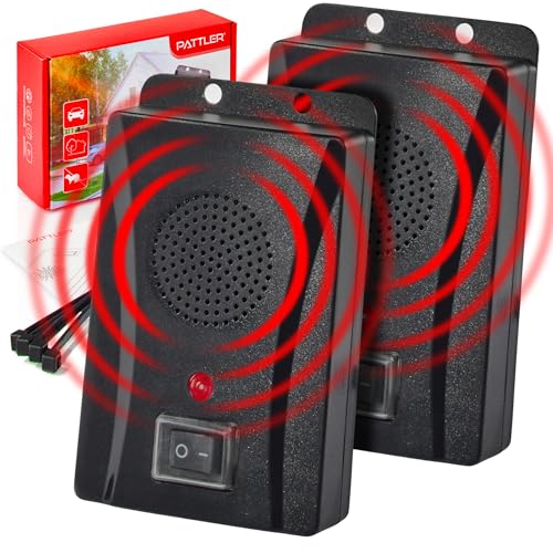 PATTLER® Marderschreck Auto batteriebetrieben für ca. 40m² - mit...