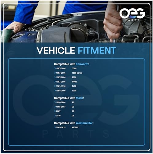 Image of OEG Parts New Windshield Wiper Motor Compatible with Kenworth T400 W900 1989-1998 89 90 91 92 93 94 95 96 97 98 E108010, A22-68176-000, E-108-010