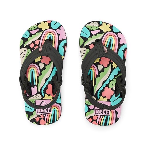 Image of REEF Girls Toddler /Little Kid Ahi Beach Flip Flop, Soft Cushion Footbed, Water Friendly
