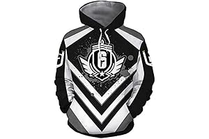 Rainbow Six Siege Hoodie: Embrace the Siege with Our 3D Digital Pullover
