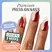 Chillhouse - Chill Tips, Press on Nails Kit - From the Archives (Almond) - 30 Nail Shapes & Sizes - Up to 2 Weeks of Wear- Customizable Fit- Reusable- Latina Founded & Women Owned- Beauty & Self Care