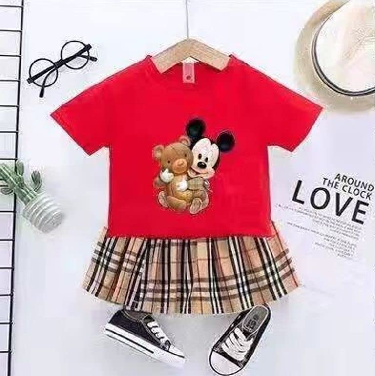 Image of Bold N Elegant Floral Embroidered Cotton Sleeveless Ruffle Top and Shorts Clothing Set for Infant Toddler Baby Girl