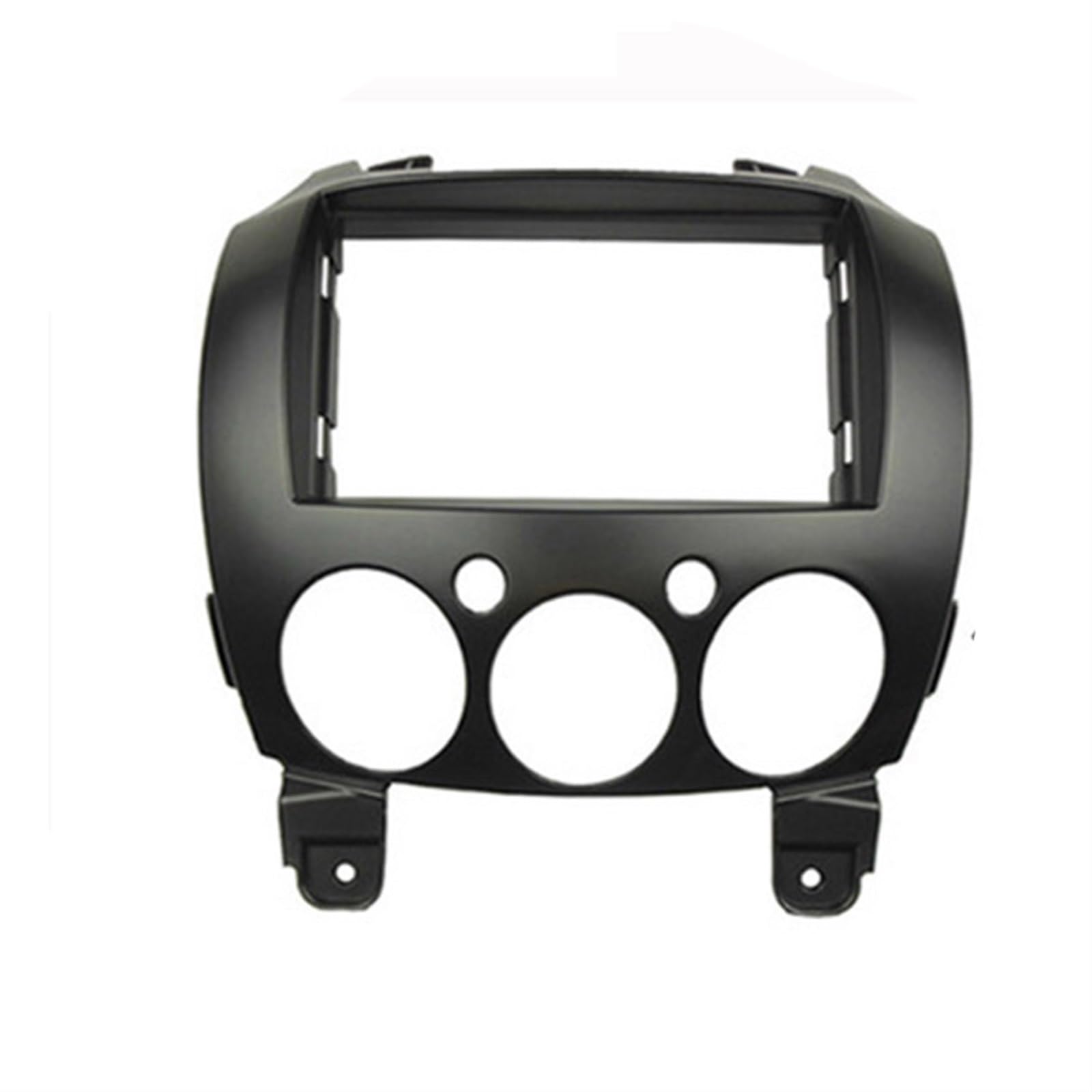 Double 2 Din DVD Fascia Stereo Panel Compatible with Mazda 2 Demio 2007-2014 Radio Refitting Dash Mounting Installation Trim Kit Face Frame(178X102mm)