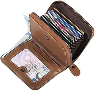 HUANLANG Mens Wallet RFID Blocking Multi Card Holder Wallets for Men Bifold Wallet