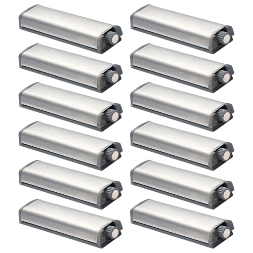 12 Stück Push To Open Türöffner Drucktüröffner Aus Metall Für Schranktüren Und Schubladen Modernes Design Für Türen Beschlag Möbel Schubladen Drucköffner Schranktür Drucktüröffner Druckschnapper