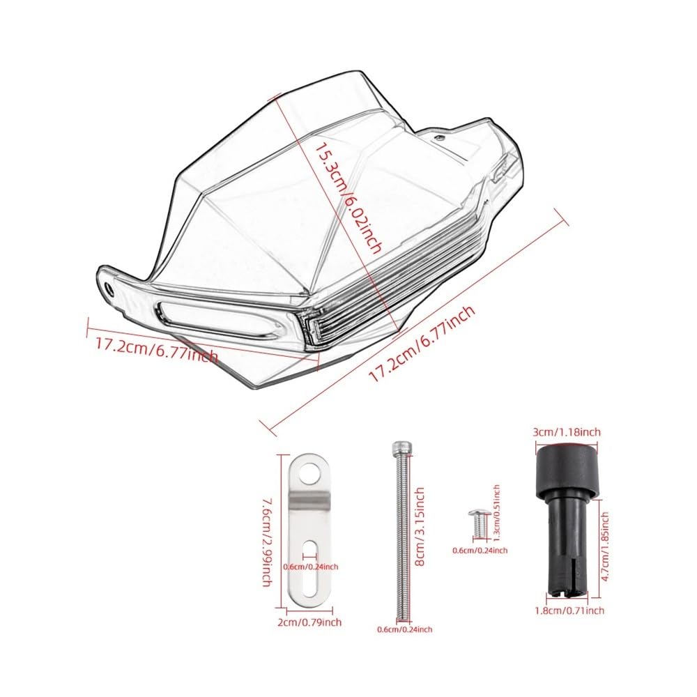Protector de Mano para Motocicleta, para Parabrisas, Motor a Prueba Viento, Universal, Equipo protección modificación