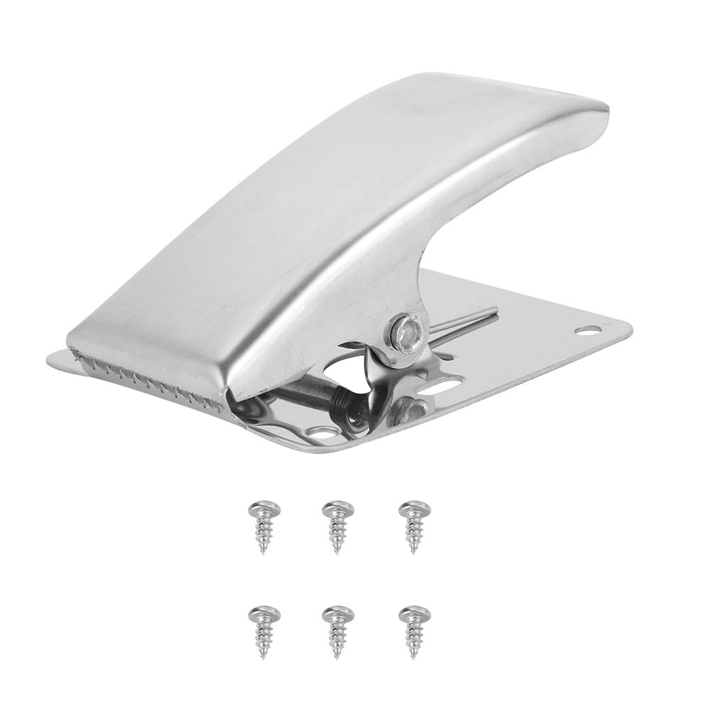VGEBY Fish Cleaning Board, Fish Cleaning Fillet Clamp Fish Tail Clip with Mounting Screws Knife Bait for Fish Cleaning Fish Fillet Board Fish Clamp Fish Cleaning Board Fillet Board Clamp