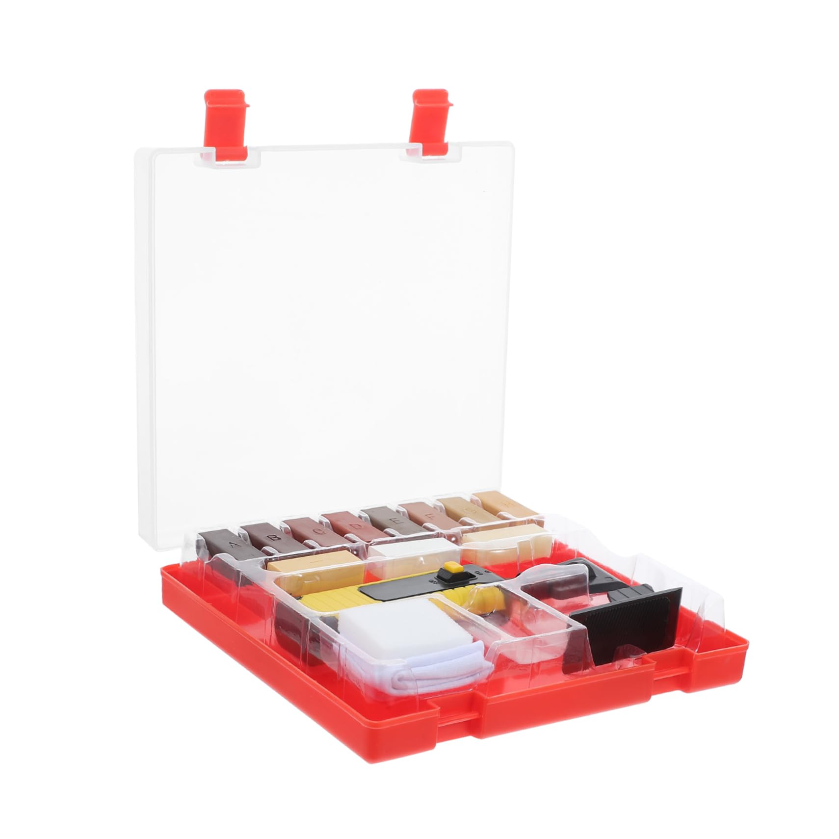 jojofuny 1juego Kit De Reparación De Suelos De Madera Con Removedor De Arañazos y Cera Para Muebles Herramientas Para Reparar Grietas y Huecos Pisos De Madera Dura y Muebles Uso Hogar y