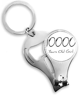 Alicate de unhas para meninas de 10.000 anos de idade, chaveiro abridor de garrafas, cortador de grama