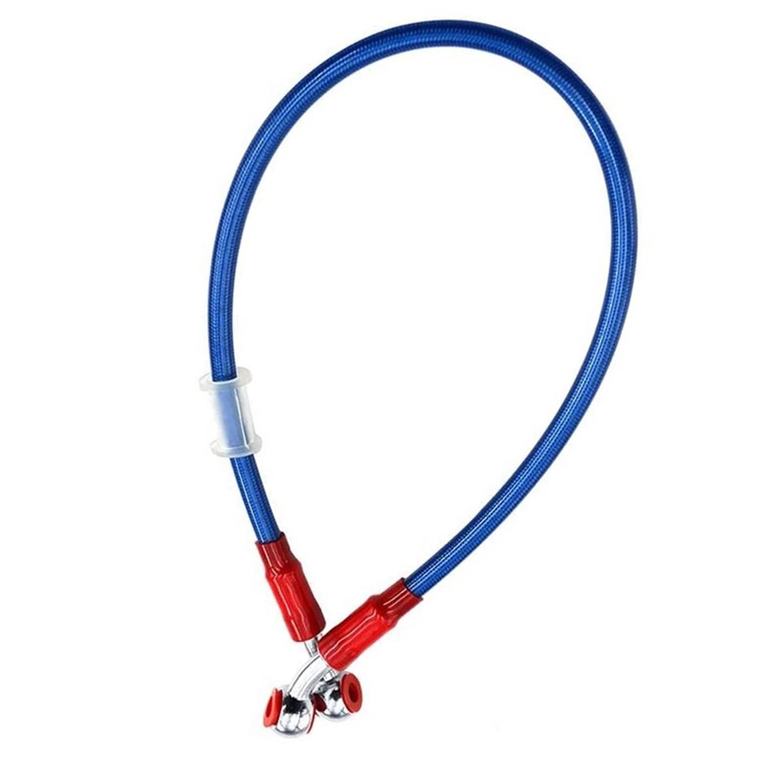 Ksxzw Blue Motorbike Part Motorbike Accessories Motorcycle Braided Steel Hydraulic Brake Line Clutch Oil Hose Tube 65Cm(Blue)
