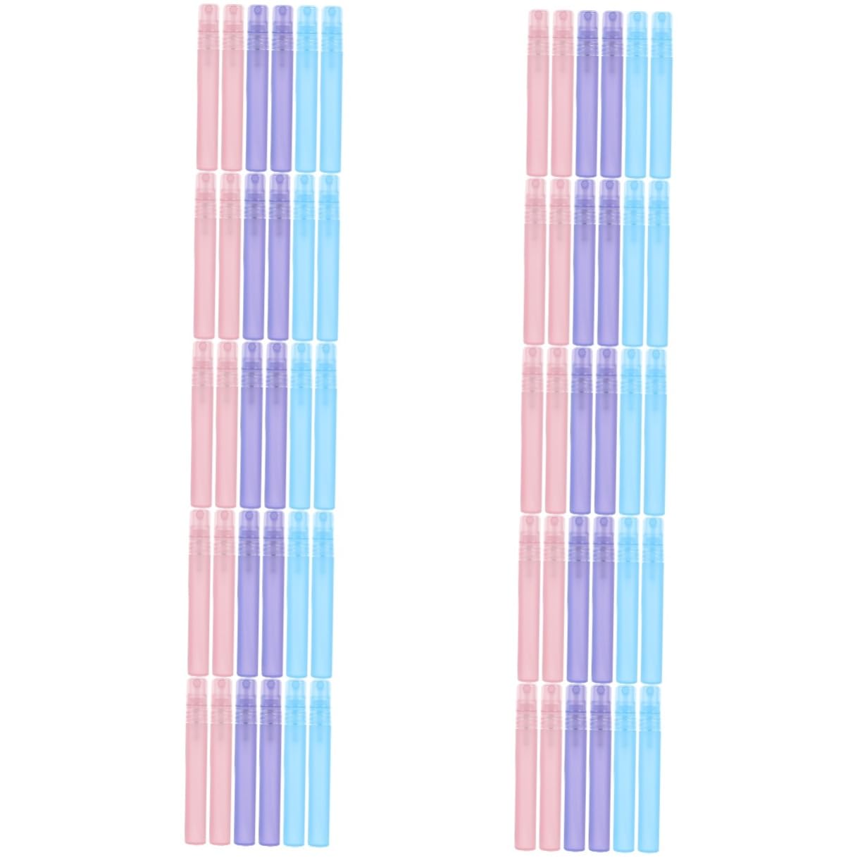 BESTYASH 10 Ensembles Flacon Pulvérisateur Portable Lot De Bouteilles De Voyage Colorées Transparent Pour Cosmétiques Et 6 Pièces * 10