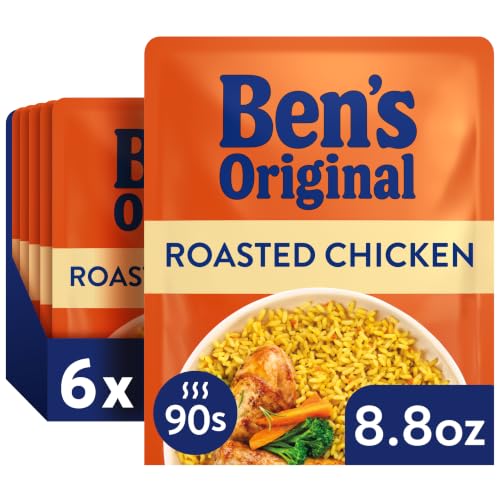 Bens Ready Roasted Chicken Rice, 6 pouches