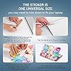 icolor Laptop Skin Sticker Decal 12 13 13.3 14 15 15.4 15.6 inch Personalized Universal Notebook Vinyl Skin Stickers Cover Art Decal Computer Protector (Flowers) #1