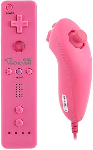 Mando a distancia antideslizante antideslizante de agarre cómodo nunchuk blanco básico para Nintendo WiiWii MiniWii U (control remoto básico, estilo