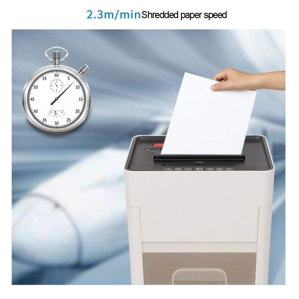 Suministros Micro Corte del Papel Shredder -Oficina Chippers Shredder, 4.1L Silencio Mini Oficina Shredder eléctrico pequeño Comercial Inicio CD Shredder