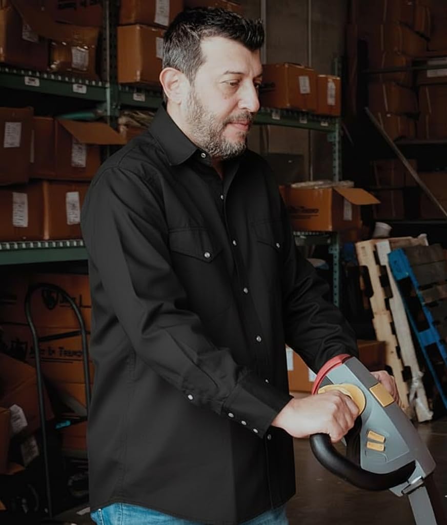 FR Welding Shirt – Flame Resistant, Fire Retardant, 100% Cotton, 7oz Lightweight - Image 4