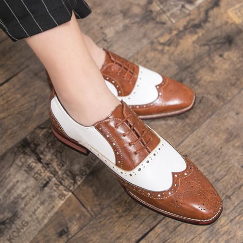 Leather Male Dress Shoes Round Toe Slip Low Top Lug Sole Dress Shoes Business Casual Formal Shoes Office Work Low Top Dress Shoes2