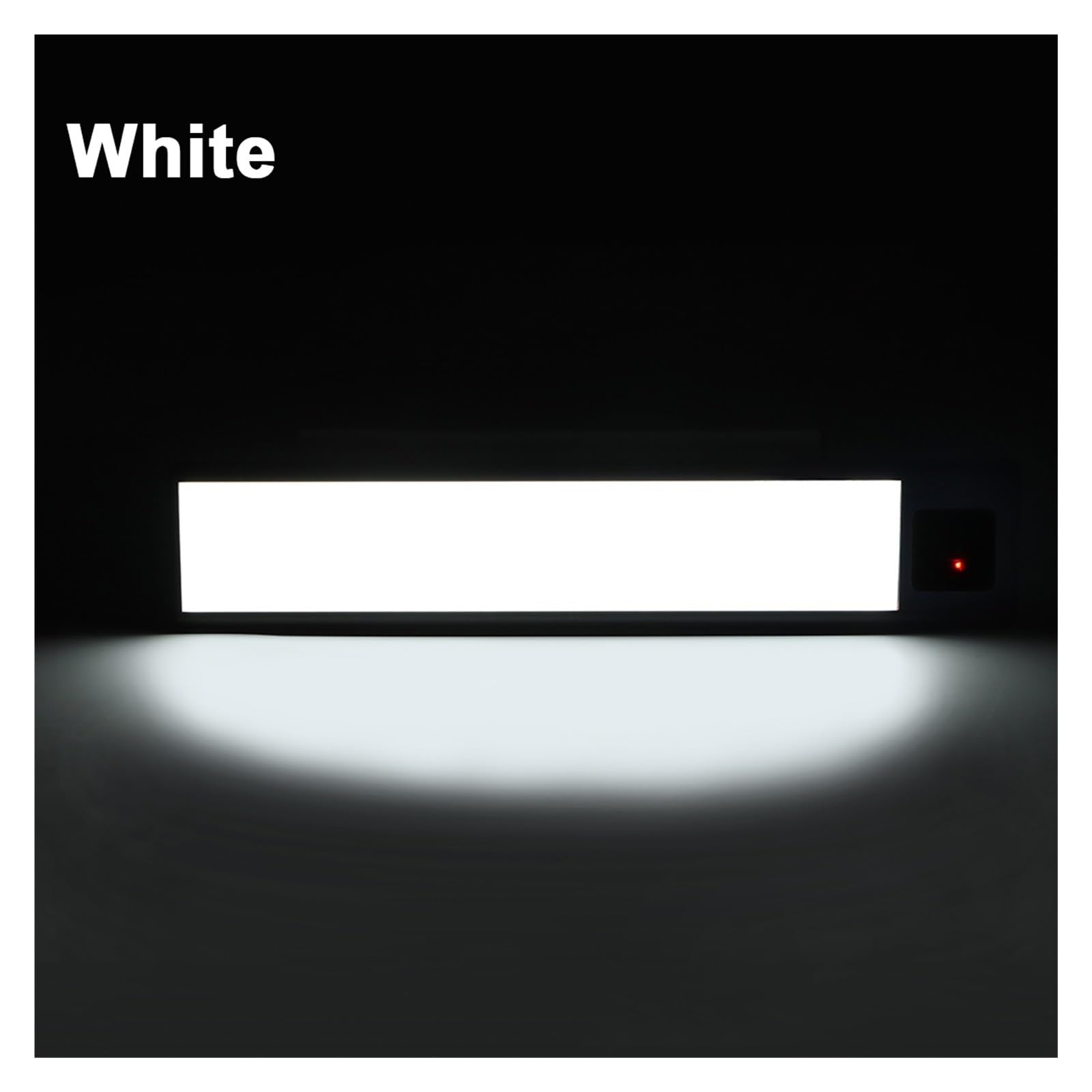 Luce Notturna A LED Sensore Di Spazzata Manuale Luci A USB Ricaricabile Cucina In Alluminio Nero Sotto Gli Armadi Illuminazione Rilevatore Di Movimento(Cold White Light,20CM_SILVER)