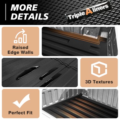 Image of TripleAliners Truck Bed Mat for 2009+ Ram 1500 &2019-2024 Classic, Rambox