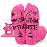 HAPPYPOP Bestie Gifts Ideas - Bestfriend Gifts, Best Friends Birthday Socks Sister Socks for Women