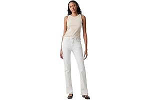 Women's White Boot Cut Jeans: Chic and Comfort