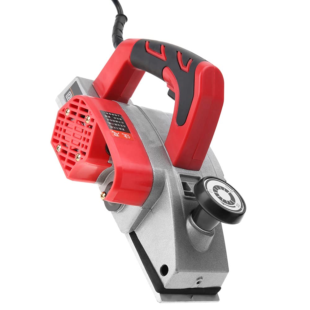 Pialla Elettrica, Pialla da 800 W 220 V/50 Hz Pialla Per Legno Pialla a Mano Pialla a Spessore Pialla da Banco Per La Lavorazione del Legno(EU Plug)